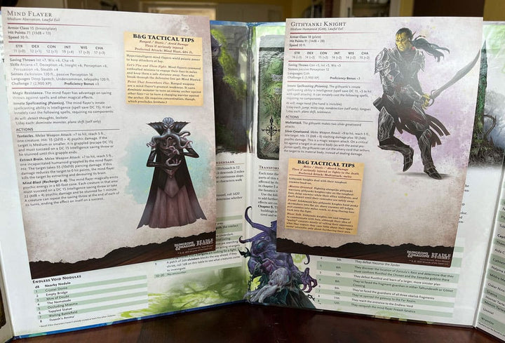 Dungeons & Dragons RPG Encounter Cards - Challenge Rating 7+: Pack 1
