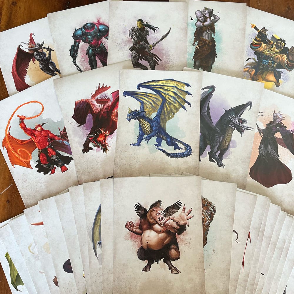 Dungeons & Dragons RPG Encounter Cards - Challenge Rating 7+: Pack 2