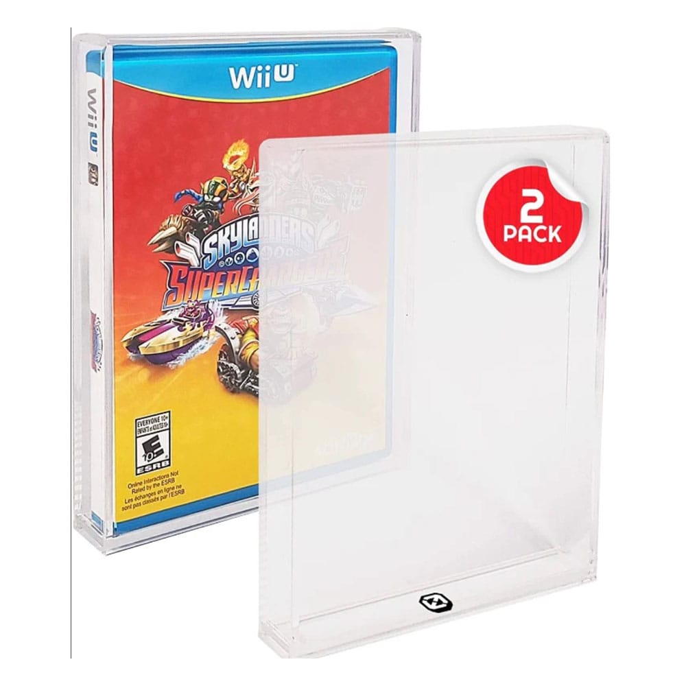 Acrylic Case 2-Pack for DVD/Wii/GameCube/PS2/XboX/Xbox360 (Evoretro)
