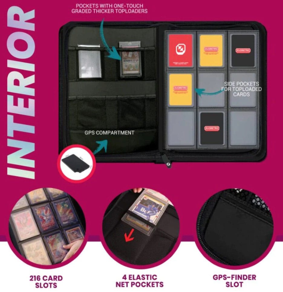 Evoretro Shield+ Topload Cards Binder 216 Cards Purple (EVO-3596)