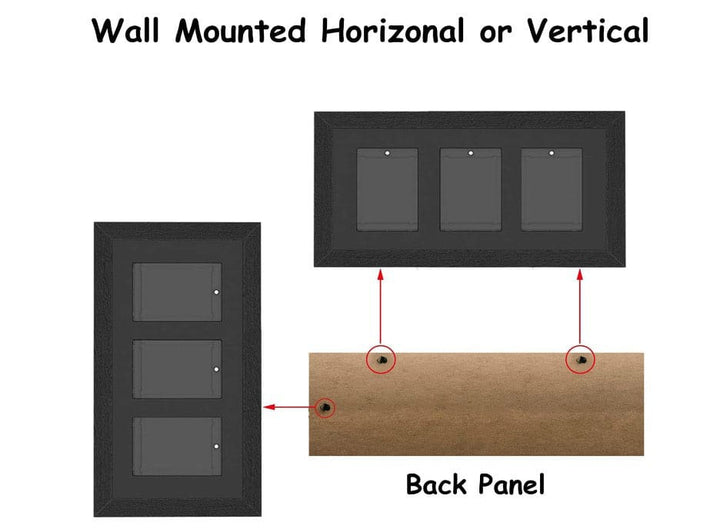 Evoretro Graded Card Display Frame for 3 PSA Graded Cards (EVO-5293)
