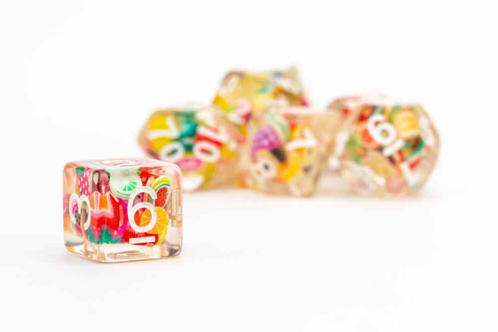 Dice Set Fruit (7) (FanRoll)