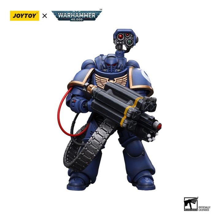 Warhammer 40,000 Action Figure - Ultramarines Desolation Marine with Superfrag Rocket Launcher