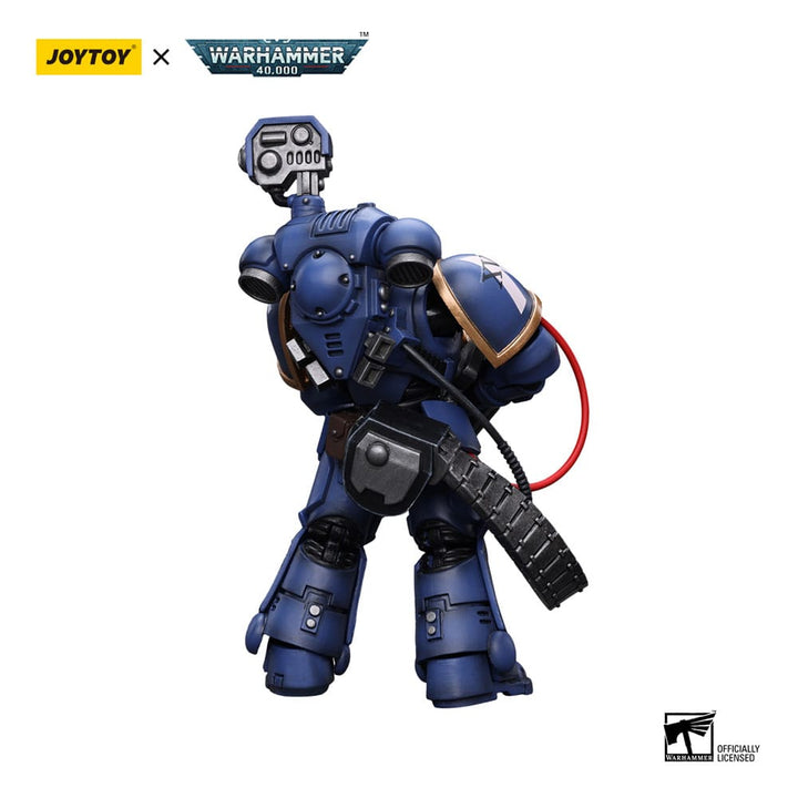 Warhammer 40,000 Action Figure - Ultramarines Desolation Marine with Superfrag Rocket Launcher