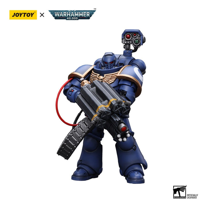 Warhammer 40,000 Action Figure - Ultramarines Desolation Marine with Superfrag Rocket Launcher