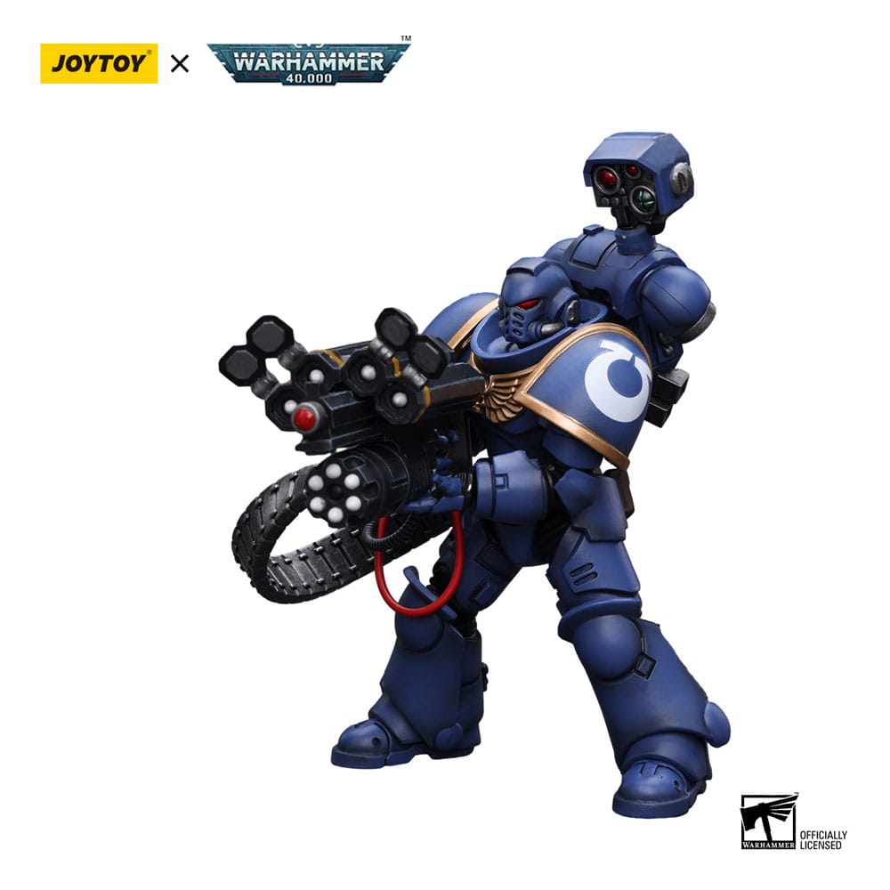 Warhammer 40,000 Action Figure - Ultramarines Desolation Marine with Superfrag Rocket Launcher