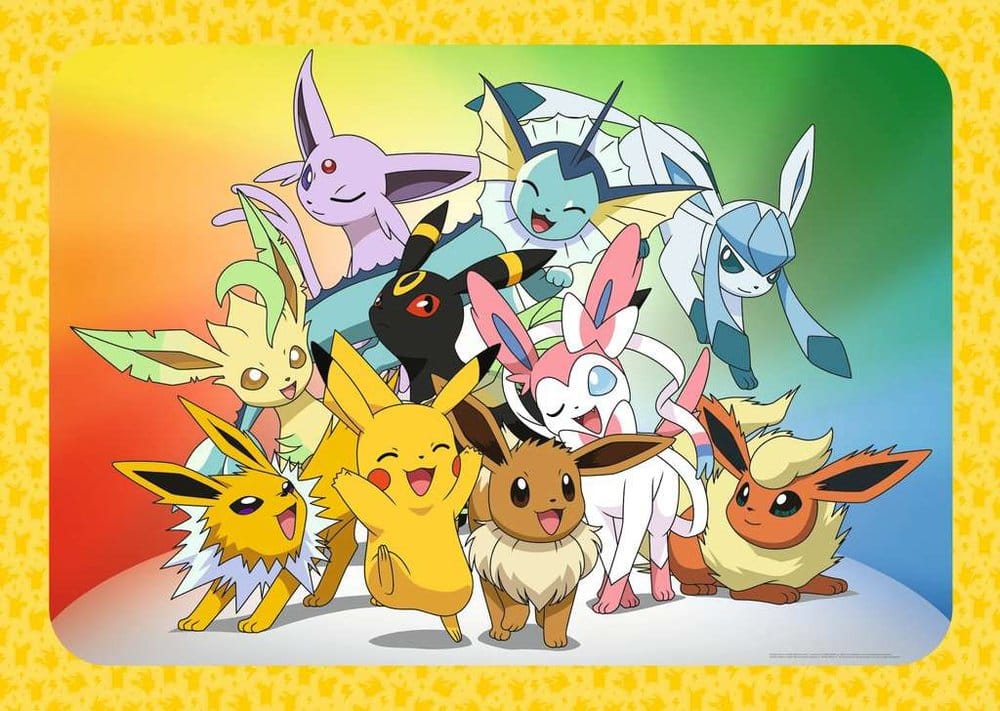 Pokémon gulvpuslespil (125 brikker)
