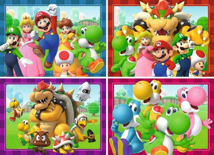 Super Mario Puzzle 4-Pack Time for Mario! (4x100 brikker)