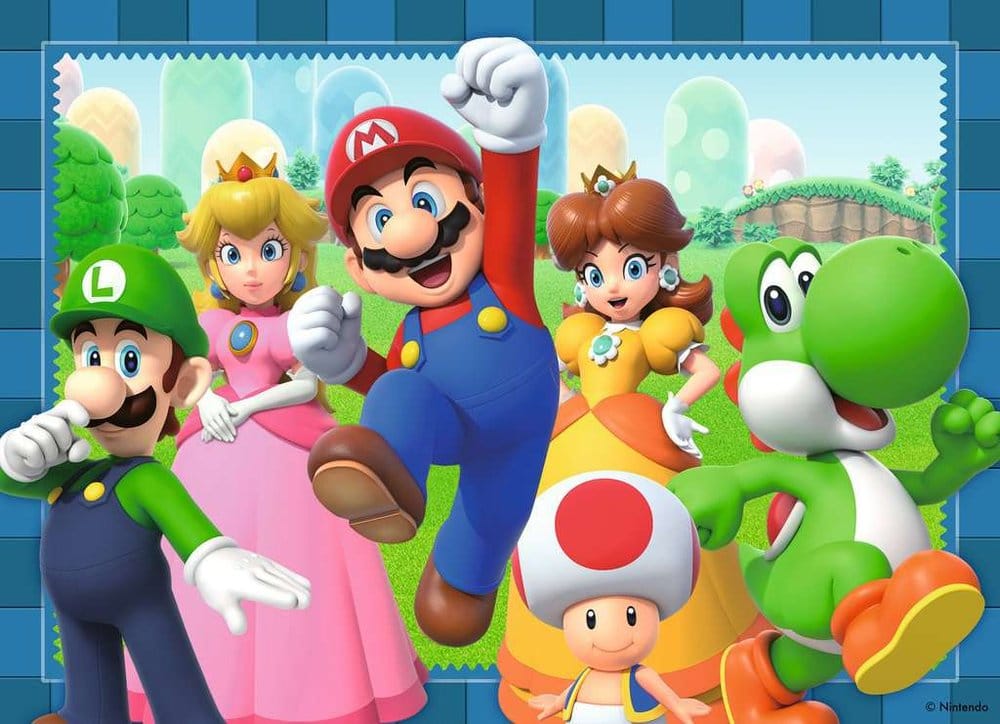 Super Mario Puzzle 4-Pack Time for Mario! (4x100 brikker)