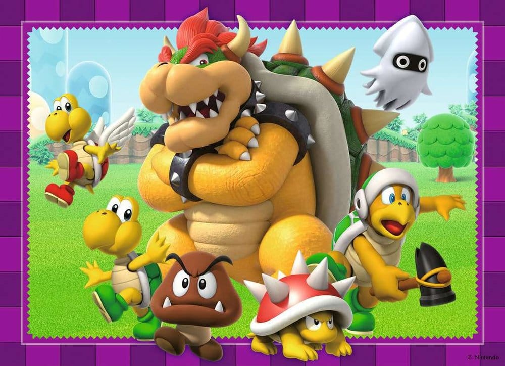 Super Mario Puzzle 4-Pack Time for Mario! (4x100 brikker)