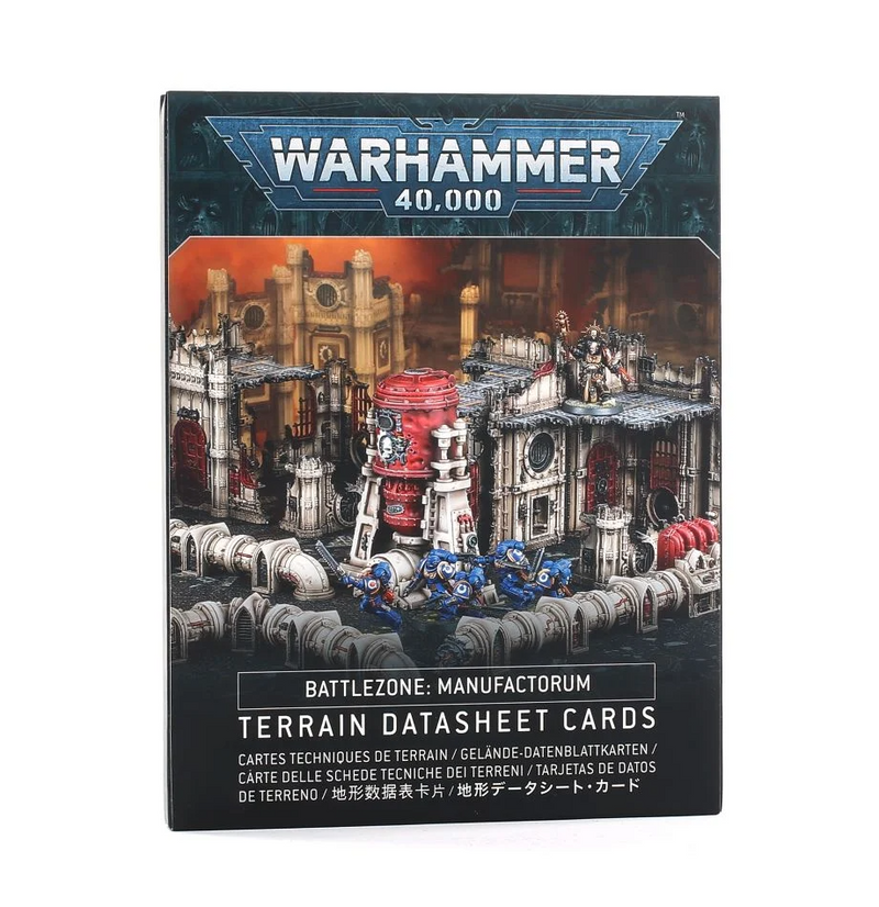 Warhammer 40,000: Battlezone Manufactorum Datasheet Cards