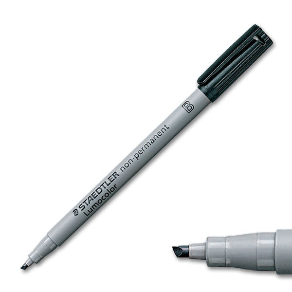 Water Soluble Marker: Black, Broad Tip