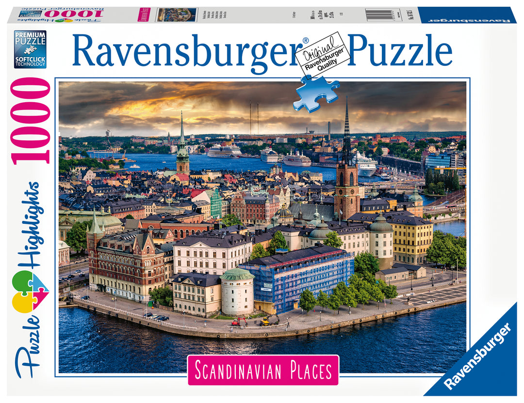 Scandinavian Places - Stockholm, Sweden (1000 brikker)