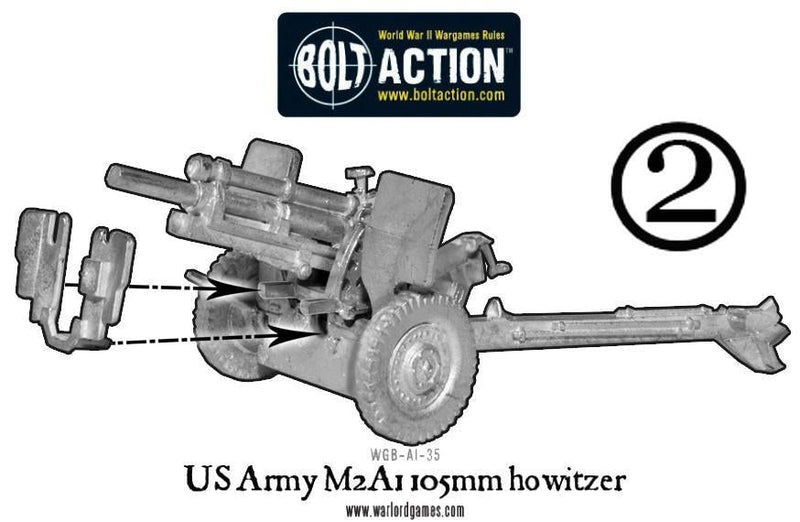 Bolt Action: US Army M2A1 105mm howitzer