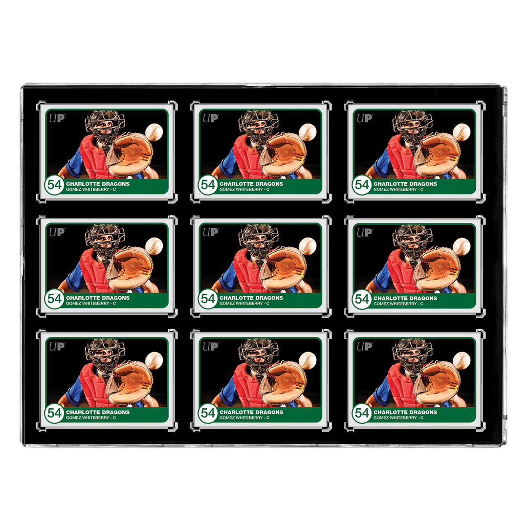 35PT 9-Card Black Border UV ONE-TOUCH Magnetic Holder (Ultra PRO)