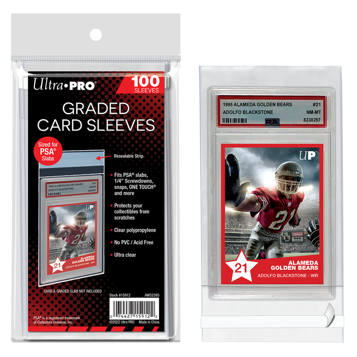 PSA Graded Card Sleeves (100ct) (Ultra PRO)