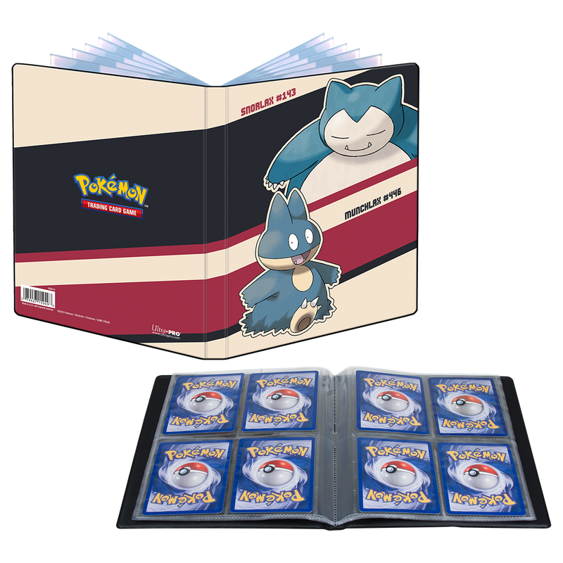 Snorlax and Munchlax 4-Pocket Portfolio for Pokémon (Ultra PRO)