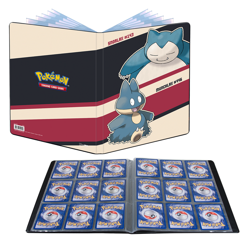 Snorlax and Munchlax 9-Pocket Portfolio for Pokémon (Ultra PRO)