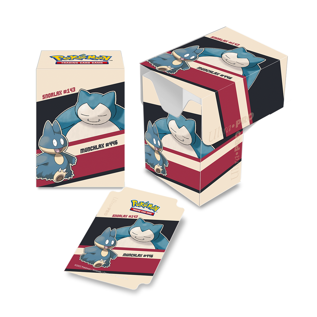 Snorlax and Munchlax Full-View Deck Box for Pokémon (Ultra PRO)