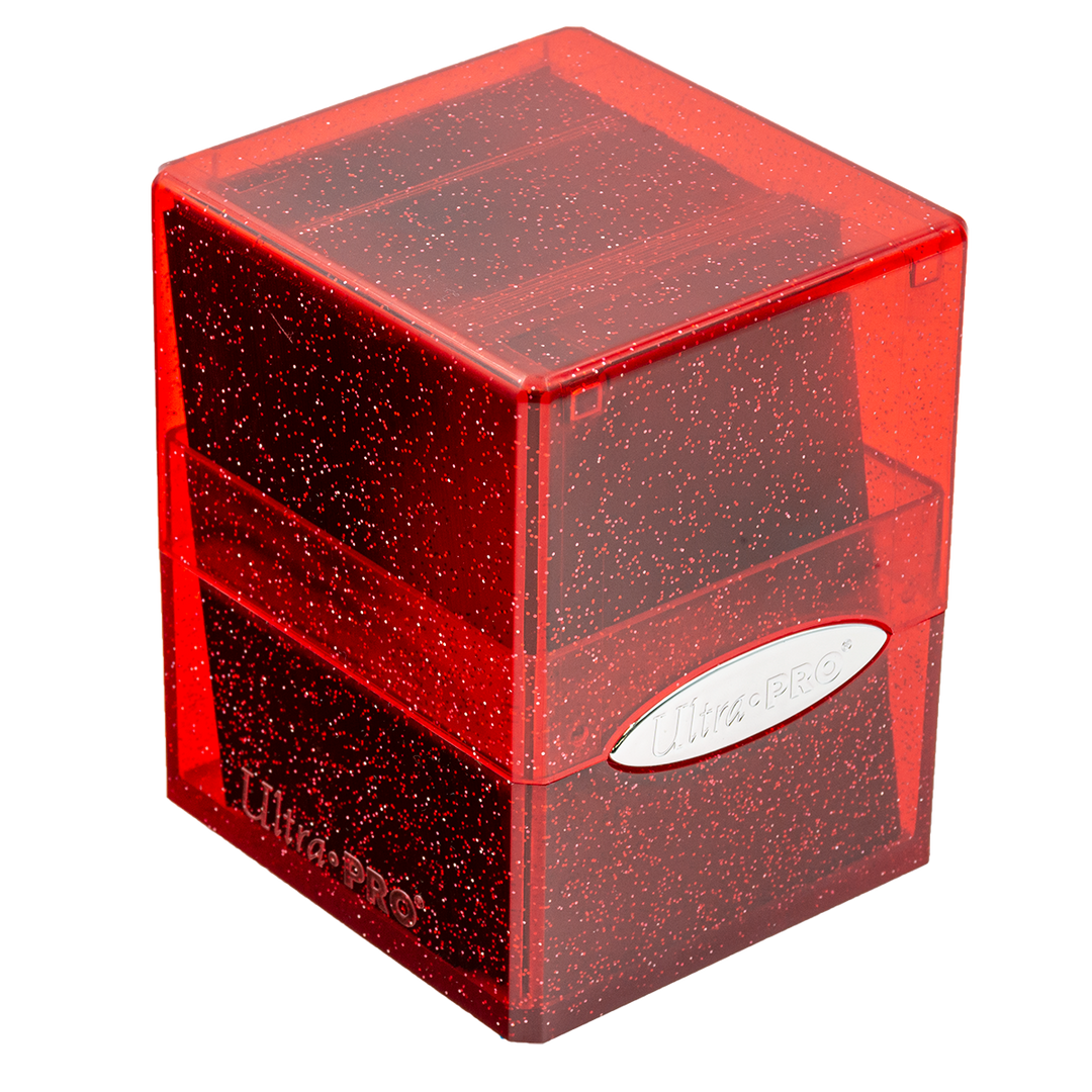 Glitter Satin Cube - Red (Ultra PRO)