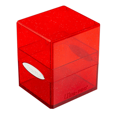 Glitter Satin Cube - Red (Ultra PRO)