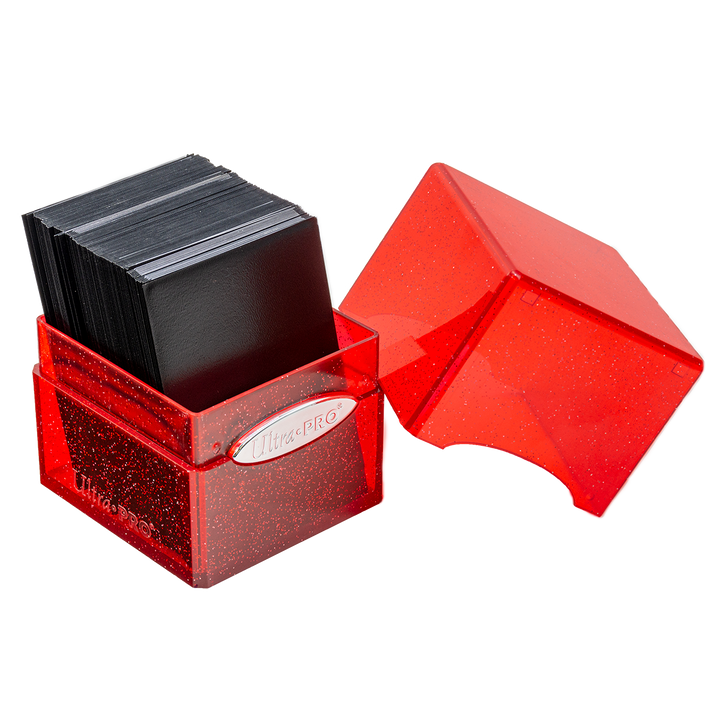 Glitter Satin Cube - Red (Ultra PRO)