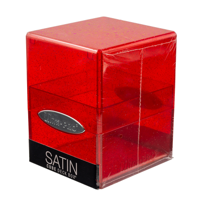 Glitter Satin Cube - Red (Ultra PRO)