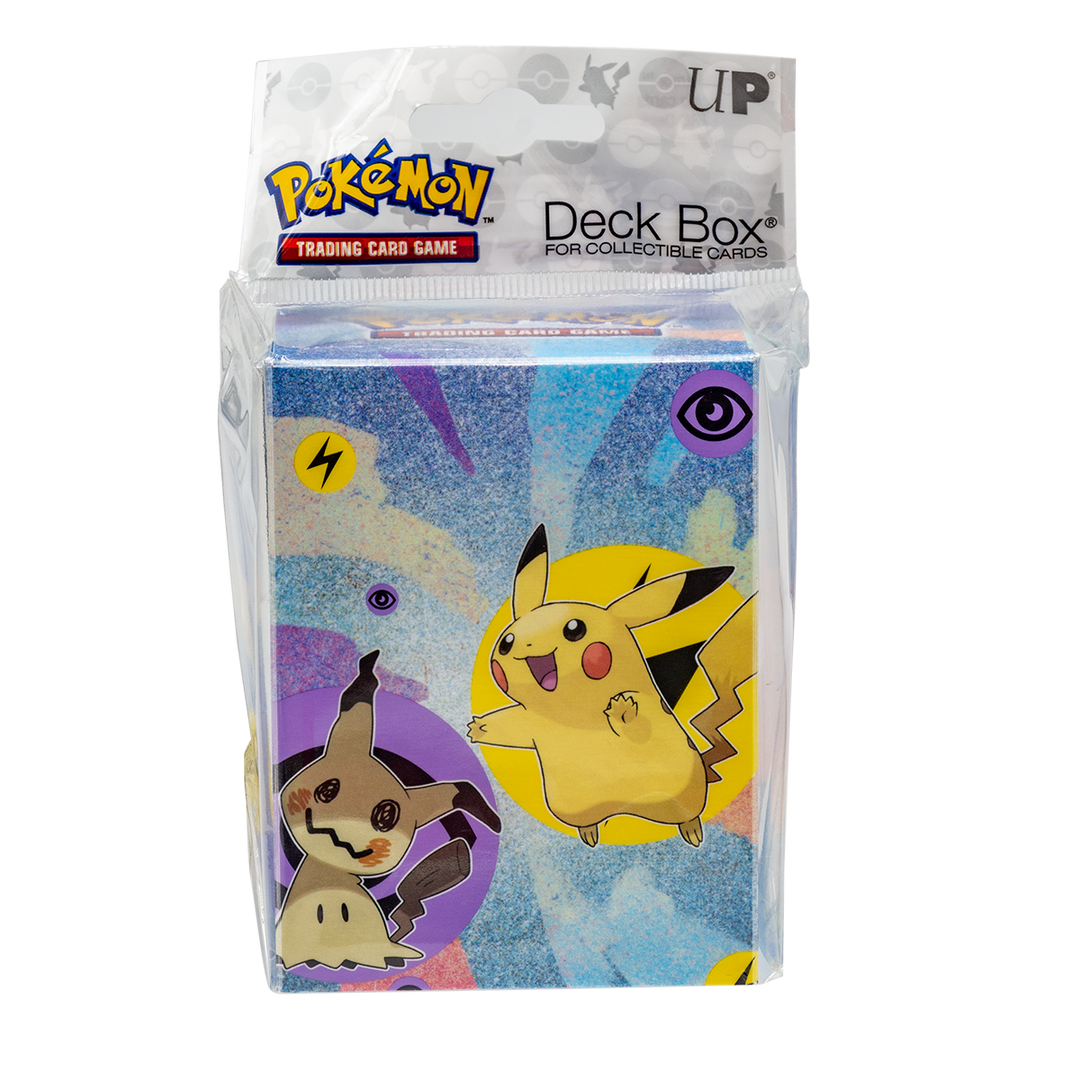 Pikachu & Mimikyu Full-View Deck Box for Pokémon (Ultra PRO)