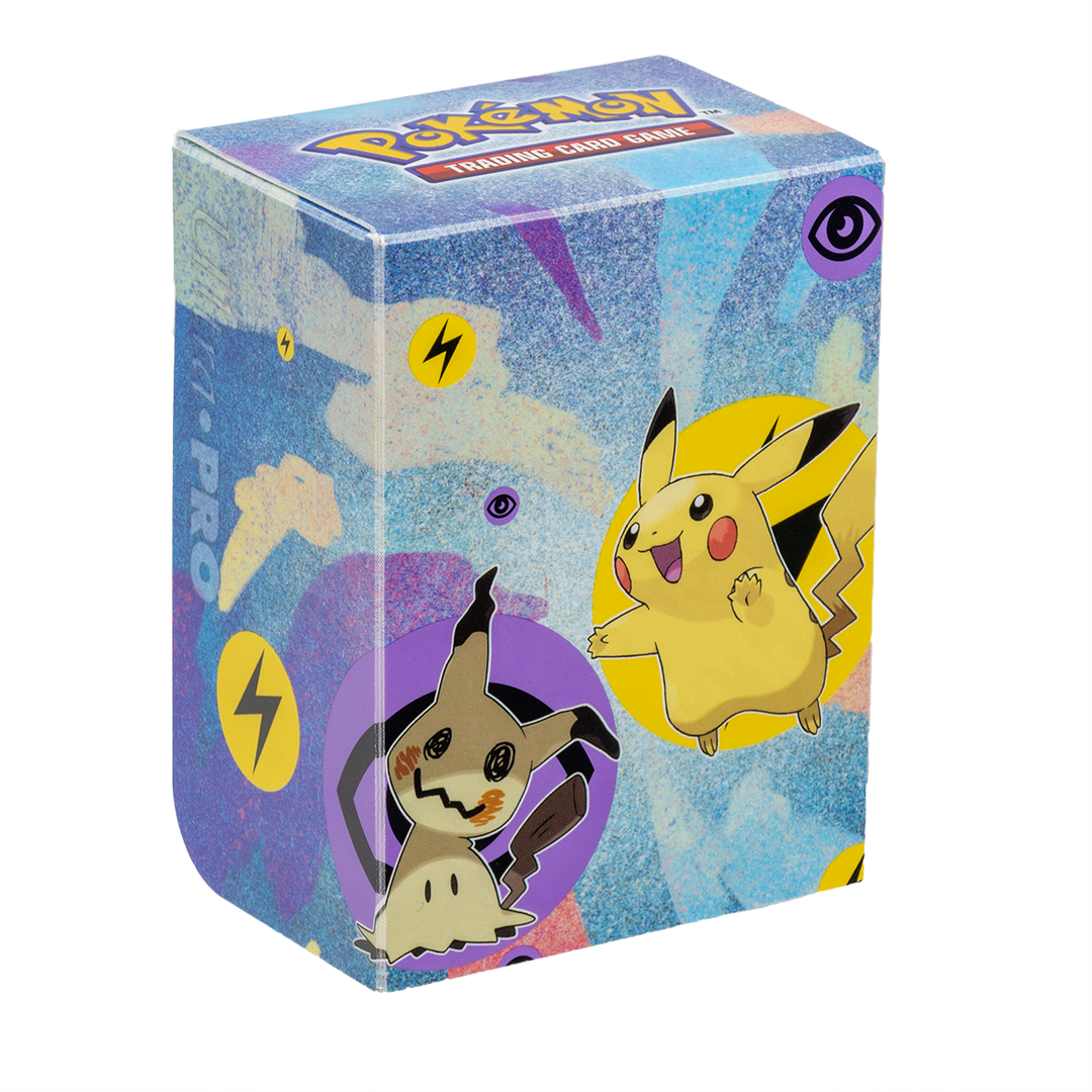 Pikachu & Mimikyu Full-View Deck Box for Pokémon (Ultra PRO)