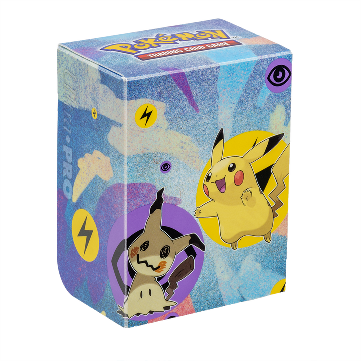 Pikachu & Mimikyu Full-View Deck Box for Pokémon (Ultra PRO)