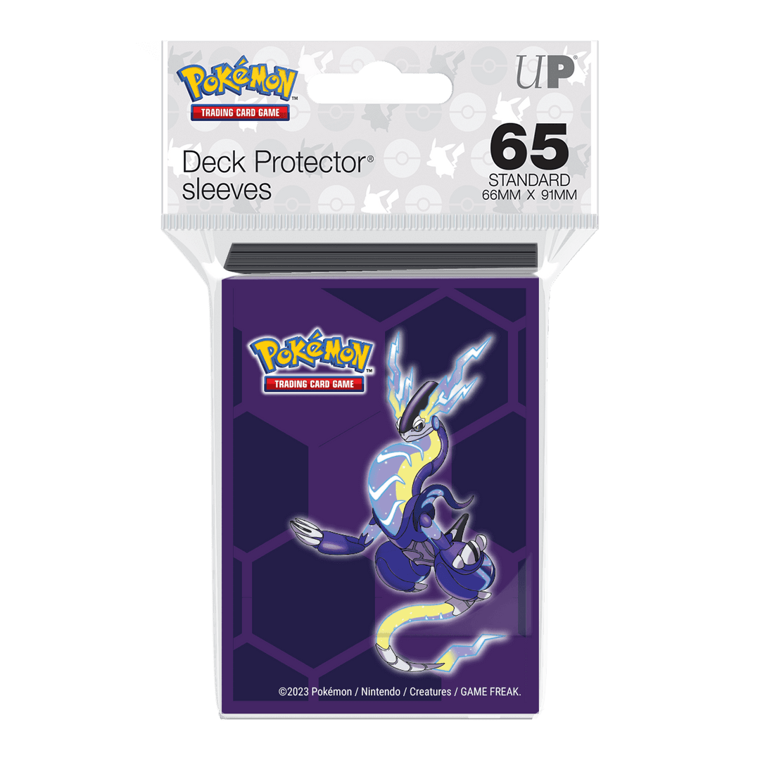 Miraidon Standard Deck Protector Sleeves (65ct) for Pokemon (Ultra PRO)