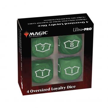 Deluxe 22MM Forest Loyalty Dice Set with 7-12 for Magic: The Gathering (Ultra PRO)