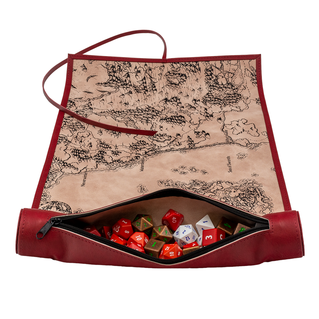 Sword Coast Dice Scroll Map for Dungeons & Dragons (Ultra PRO)