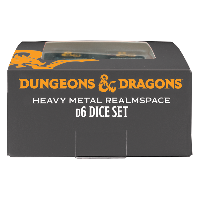 Heavy Metal Spelljammer Realmspace D6 Dice Set (4ct) for Dungeons & Dragons (Ultra PRO)