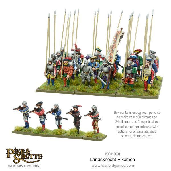 Pike & Shotte: Landsknechts Pikemen