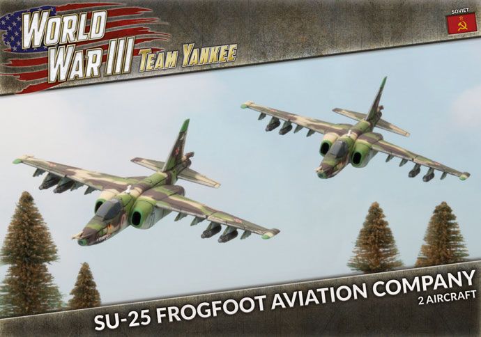 World War III: Team Yankee - SU-25 Frogfoot Aviation Company (TSBX20)