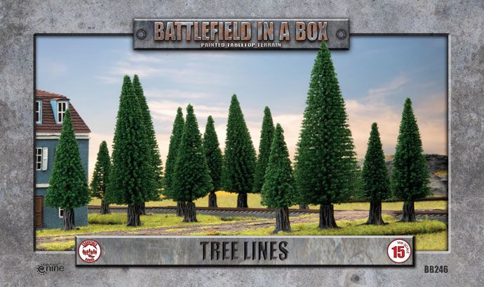 Battlefield in a Box: Tree Lines (x4) (BB246)