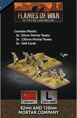 Flames of War: 82mm and 120mm Mortar Company (SU781)