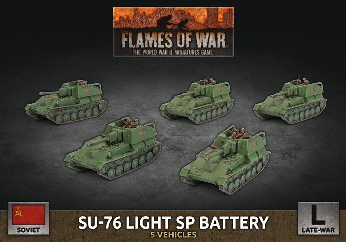 Flames of War: SU-76 Light SP Battery (Plastic) (SBX65)