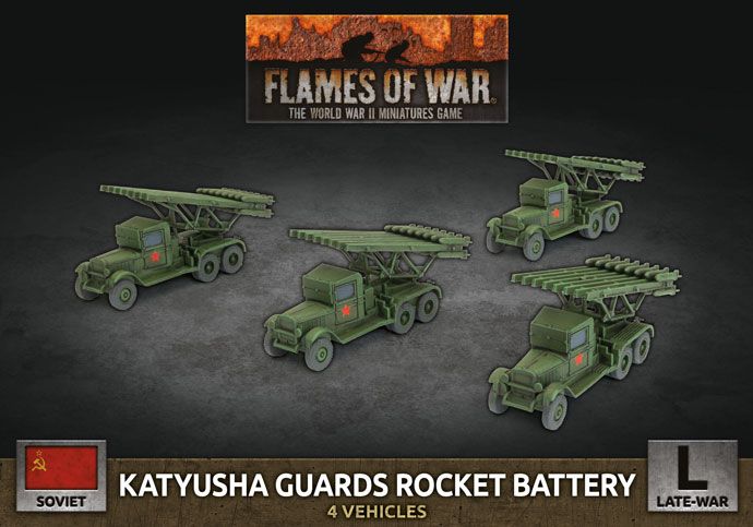 Flames of War: Katyusha Guards Rocket Battery (Plastic) (SBX74)