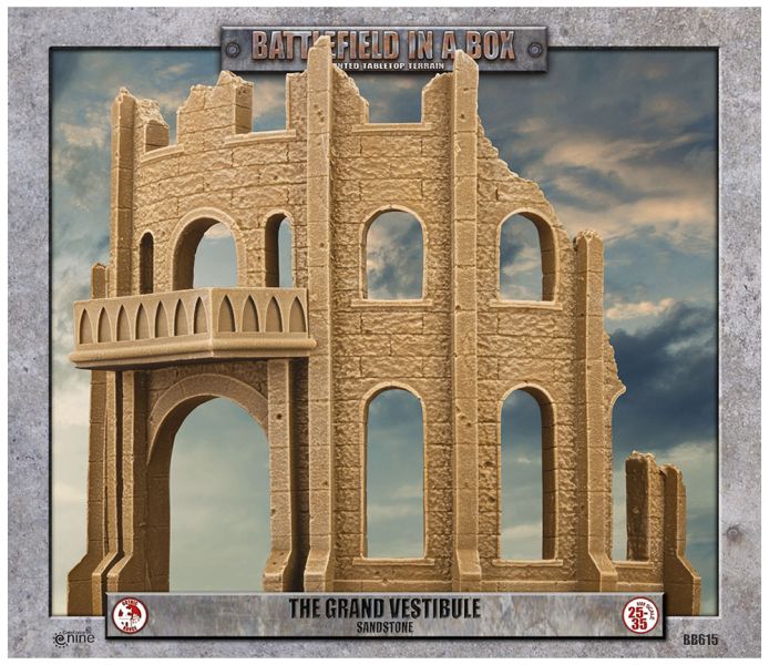 Battlefield in a Box: Gothic Battlefields - The Grand Vestibule - Sandstone (x1) 30mm (BB615)