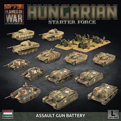 Flames of War: Hungarian Starter Force: Zrinyi Assault Gun Battery (Plastic) (HUAB01)