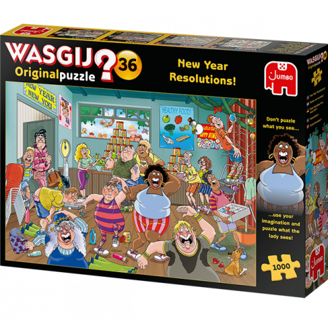 Wasgij Original 36: New Year Resolutions! (1000 brikker)