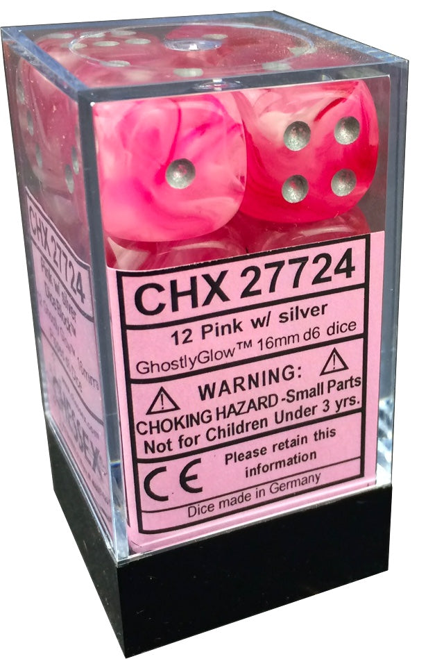 Ghostly Glow™ Pink/silver (Chessex) (27724)