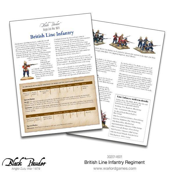 Black Powder: Anglo-Zulu War - British Line Infantry Regiment