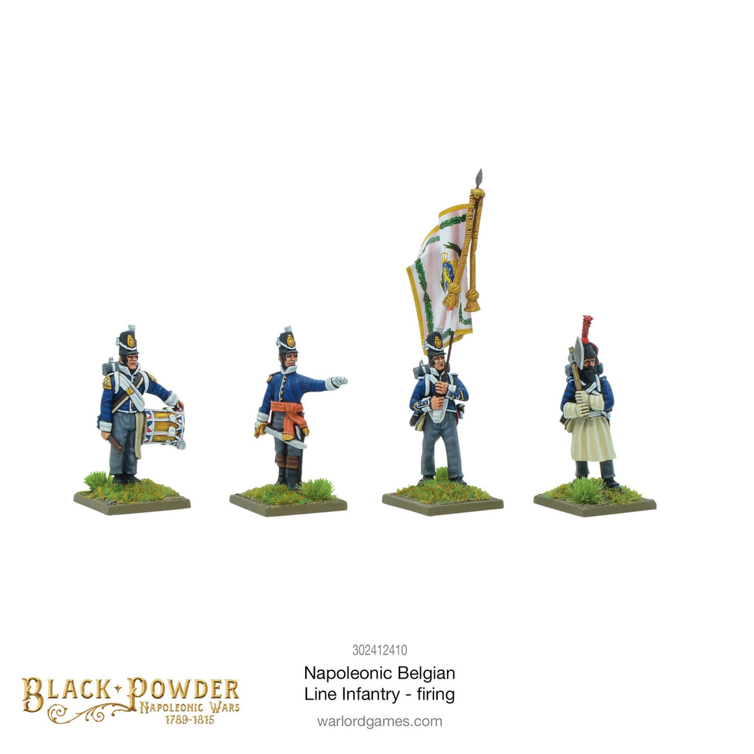 Black Powder: Napoleonic Wars - Belgian Line Infantry firing