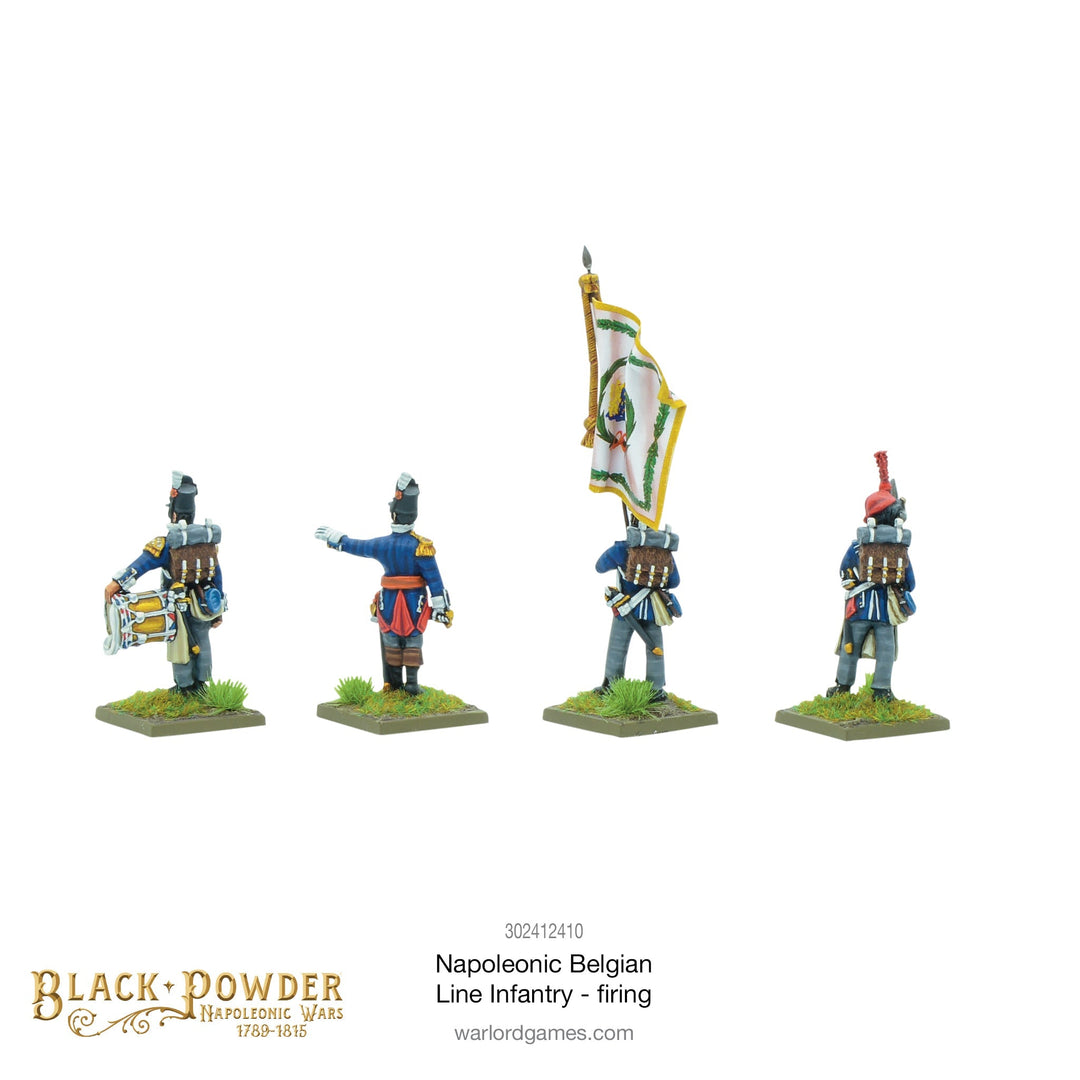 Black Powder: Napoleonic Wars - Belgian Line Infantry firing