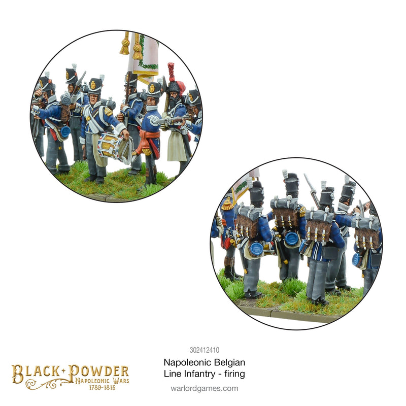 Black Powder: Napoleonic Wars - Belgian Line Infantry firing