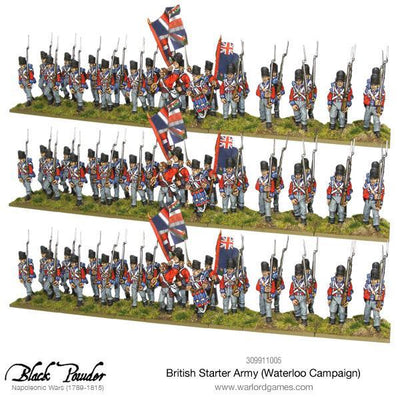 Black Powder: Napoleonic British starter army (Waterloo campaign)