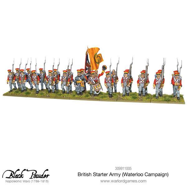 Black Powder: Napoleonic British starter army (Waterloo campaign)